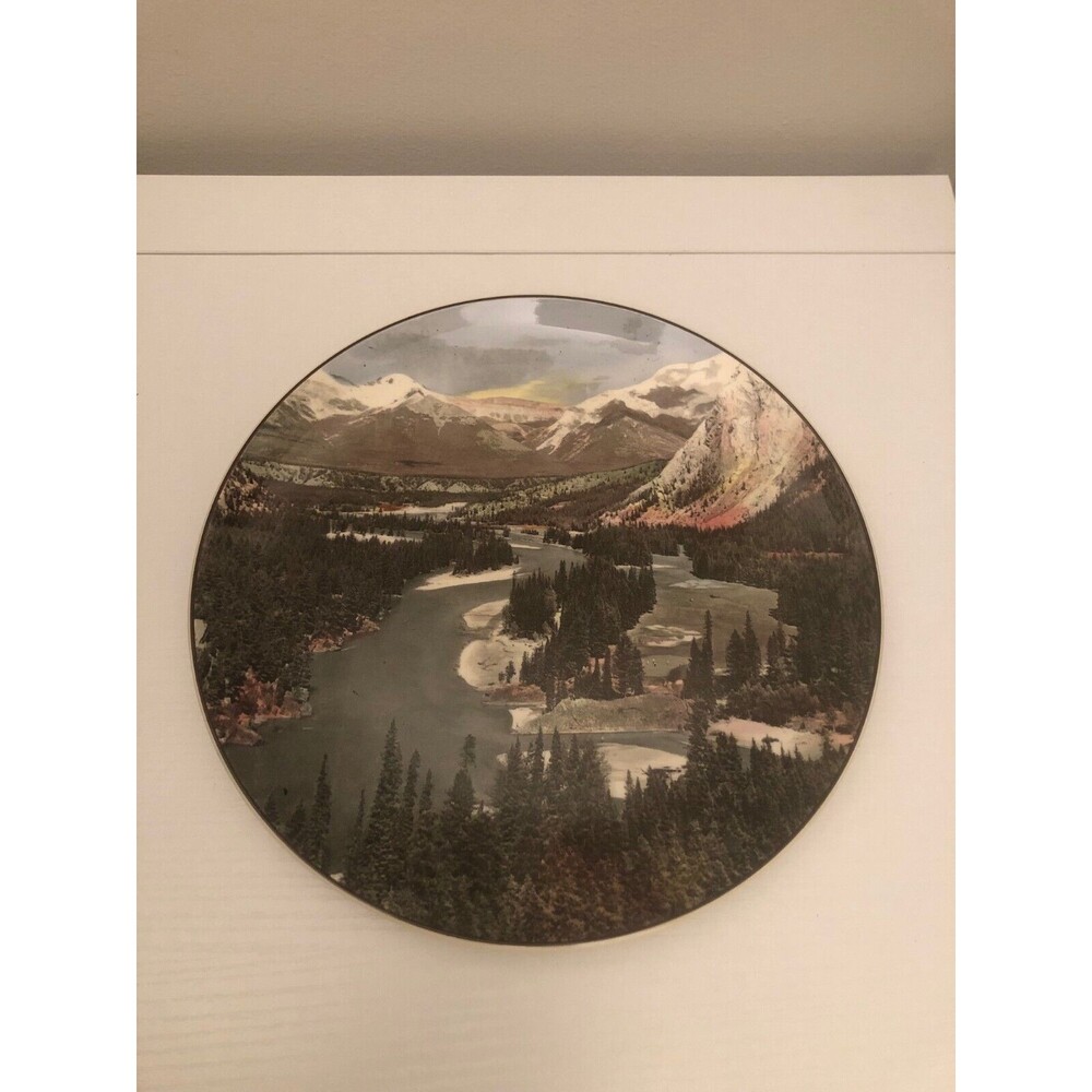Banff National Park Bow Valley Plate Made in England- New